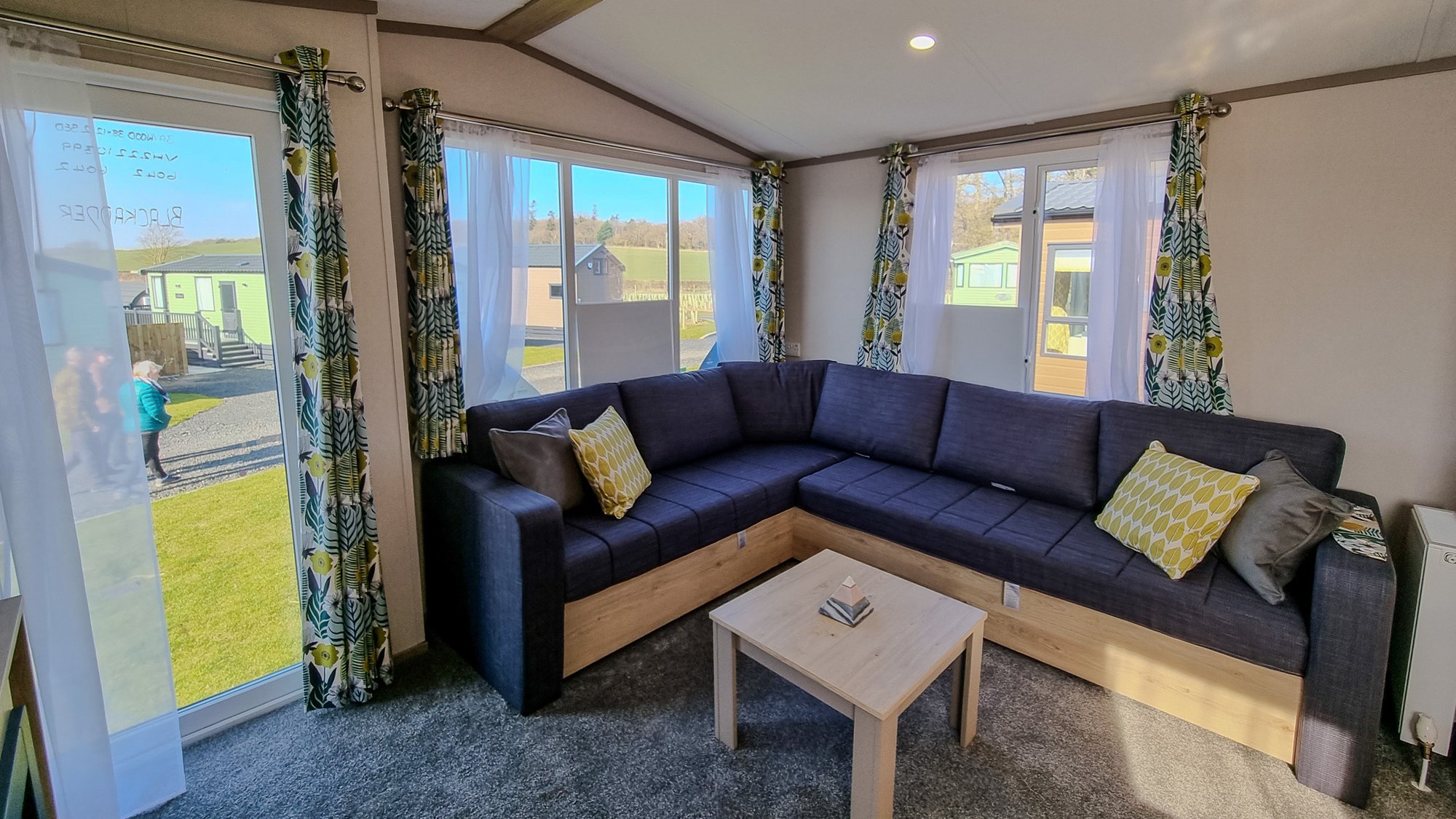Victory Bay wood Lounge Area